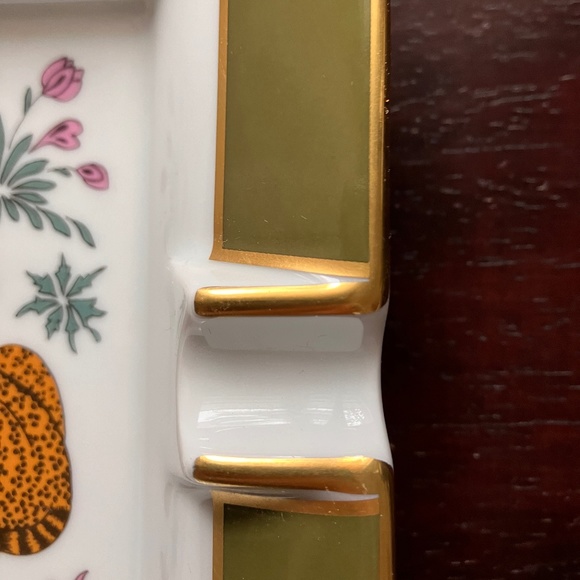 VINTAGE HERMÈS PARIS LÉOPARDS Ashtray/Change tray - Picture 5 of 14